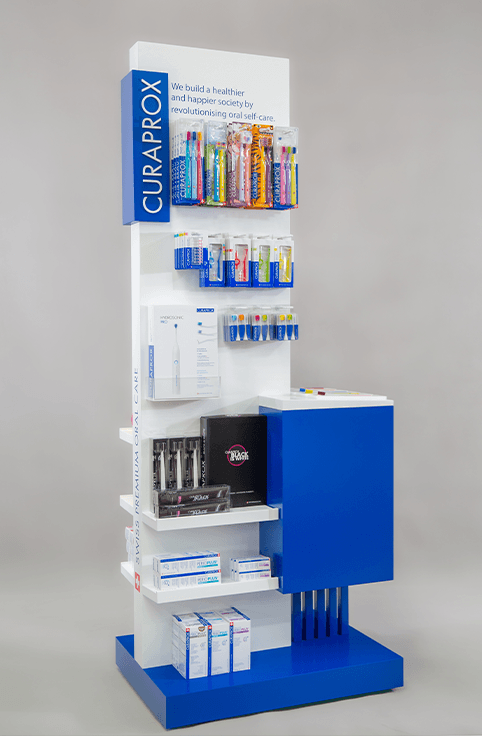 Curaprox Australia retail display stand project